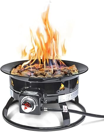 Outland Firebowl 893 Deluxe - Hoguera de Gas propano portátil para