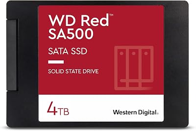 WD Red 4 TB NAS SSD 2.5 Inch SATA WD Red SA500 Endurance Cache