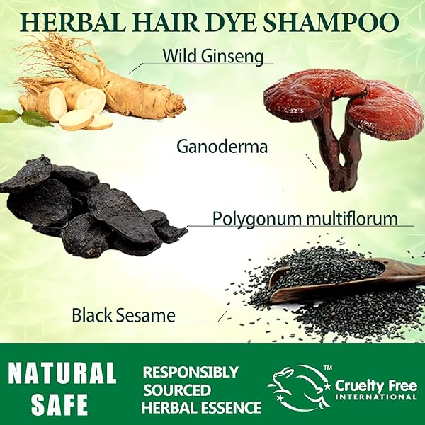 NCEPROHR DARK BROWN HAIR COLOR SHAMPOO 3 IN 1 FOR GRAY HAIR-HERBAL DARK BROWN HAIR DYE SHAMPOO FOR WOMEN & MEN, INSTANT HAIR SHAMPOO EASY TO USE & LONG LASTING BROWN SHAMPOO 500ML (DARK BROWN)