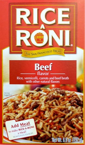 RICE-A-RONI BEEF FLAVOR 6.8OZ (18 PACK)