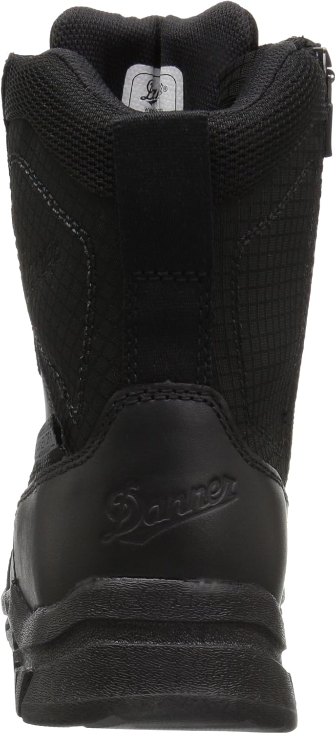 Danner Men's Lookout Side-Zip 8" Black Military & Tactical Boot: Shoes