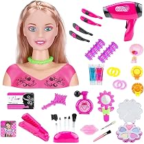 Cabeza de muñeca para peinado, peluquería de lujo, juguetes de ...