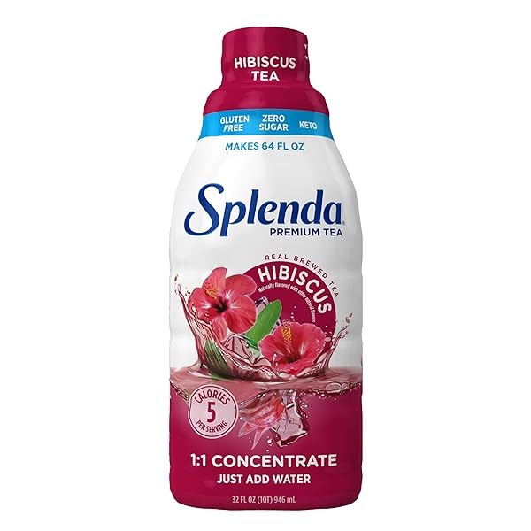 SPLENDA PREMIUM HIBISCUS TEA 1:1 CONCENTRATE, ZERO SUGAR,...