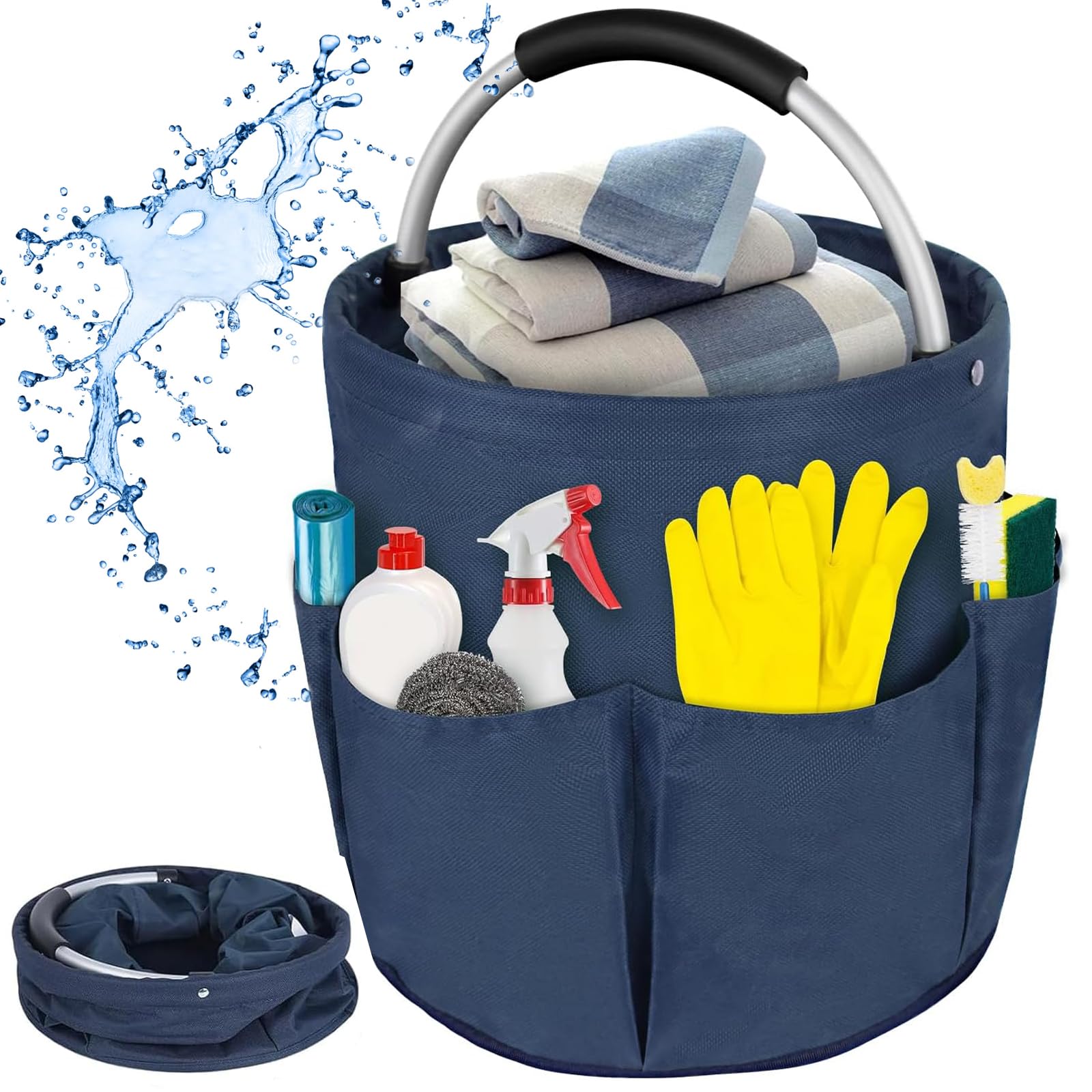 Cognitivex Tool Organizer, Cleaning Caddy with Handle, Blue, 17L, Garden