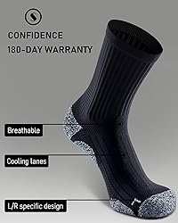SITOISBE Cushioned Compression Unisex Mid-crew