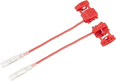 Amazon エーモン 電源取り出しコネクター 赤 Dc12v80w以下 Dc24v160w以下 2個入 E418 車 バイク 車 バイク