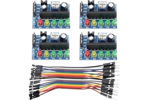 AIHJCNELE 4pcs KA2284 Level Indicator Module Electric Quantity Indicator Audio Level Indicator DC 3.5-12V Audio Power Battery