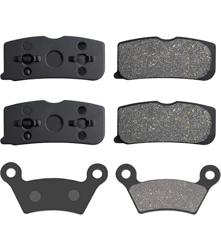 Plaquettes De Frein Fibre De Carbone Pour Can-Am Spyder (2013-2017) - Kit Avant Et Arrière, 6 Pièces, Haute Performance