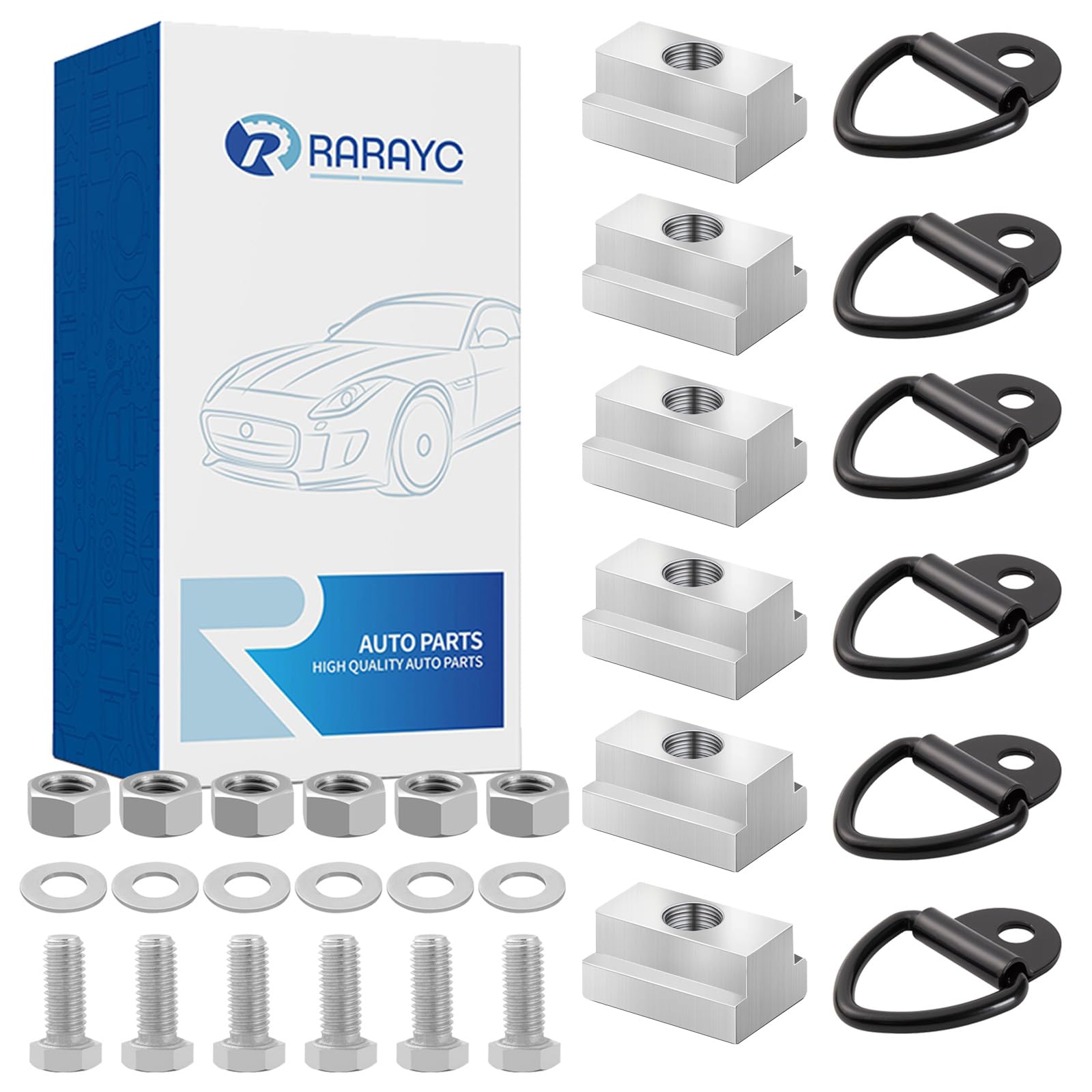 Photo 1 of RARAYC 6 PCS Bed Rail Accessories for Toyota Tacoma & Toyota Tundra