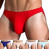 Faringoto Ultra light and breathable Ice Silk Men's Breathable Micro Mesh Briefs Relax at night Underpants