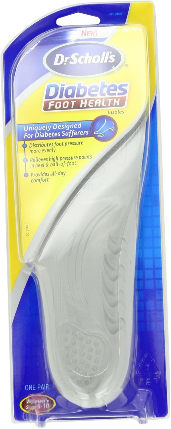 Dr. Scholl's Diabetes Foot Health Insole Women, 1pair