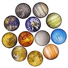 12 Constellation Series Fridge Magnets Beautiful Glass Creative Pushpins for Whiteboard Office Calendar Decorative Popular Home Wall Décor Set (12 constellations)