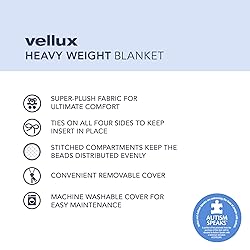Vellux The Heavy Weight 15 Pound Weighted Charcoal