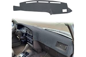 HanLanKa Dashboard Cover Dash Cover Mat Pad Custom Fit for Toyota 4Runner Pickup Truck 1989 1990 1991 1992 1993 1994 1995(89-95 Dark Gray)