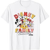 Disney Mickey and Friends Disney Family Vacation 2025 Logo T-Shirt