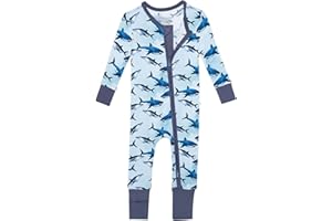 Posh Peanut Convertible Baby Sleepers - Boys Footless Baby Pajamas with 2 Way Zipper for Easy Diaper Changes