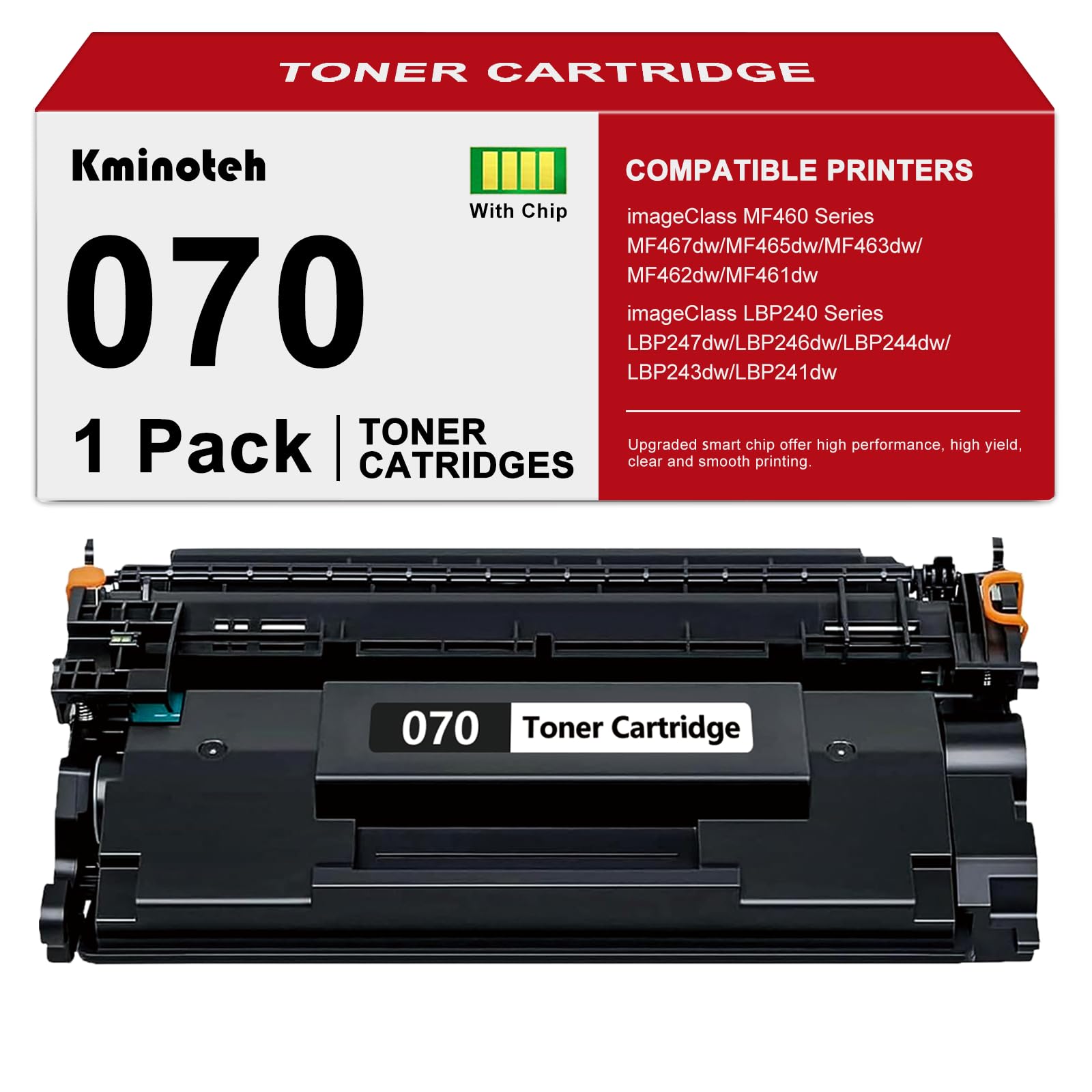 Photo 1 of Kminoteh 070 Toner Cartridge Compatible for Canon 070 Toner Cartridge Compatible for Canon imageCLASS MF465dw MF462dw LBP246dw LBP247dw Printer (3000 Pages)
