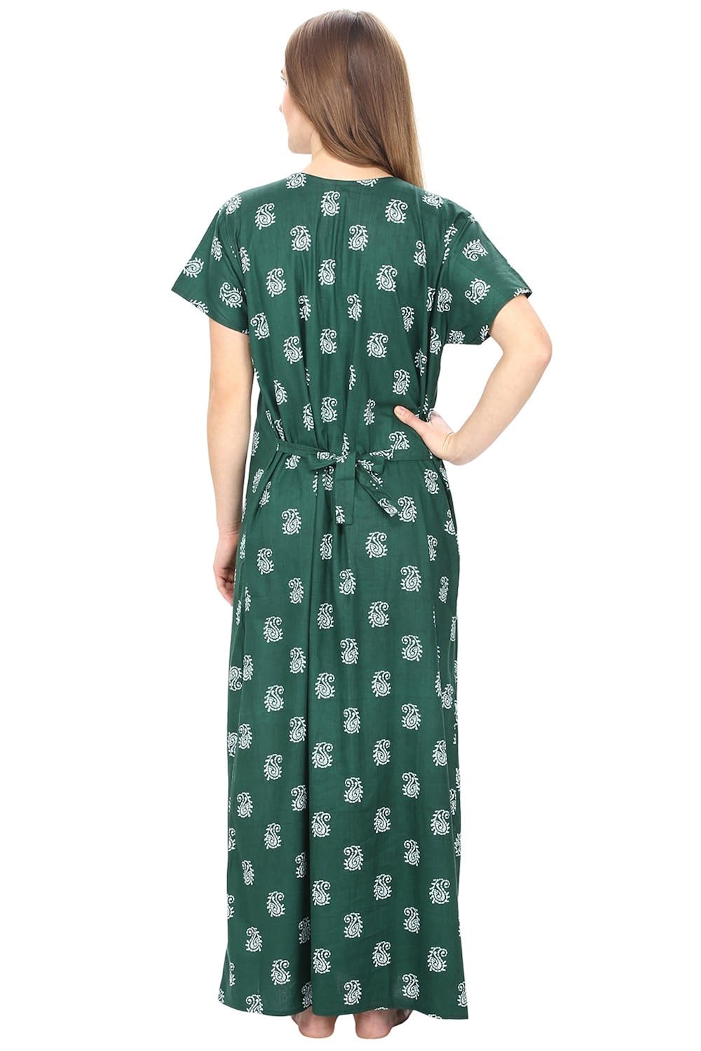 secret wish women's cotton maternity nighty