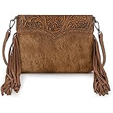 Trinity Ranch Western Crossbody bag for Women Hair-On Cowhide Purse