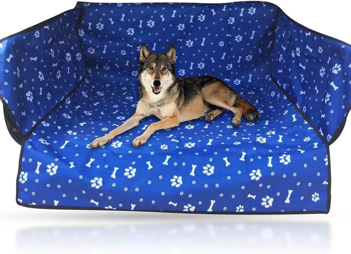 Car Dog Bed Boot / Waterproof Car Boot Bed Danish Desing Dog Bed Paws