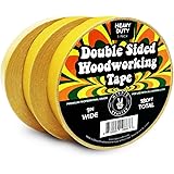 3 Pk Double Stick Tape Double Sided Woodworking Tape Double Sided 1" inch Wide Wood Tape for Woodworkers CNC Machines Routing