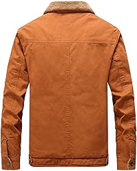 Vcansion Men's Classic Fleece Lined Windproof