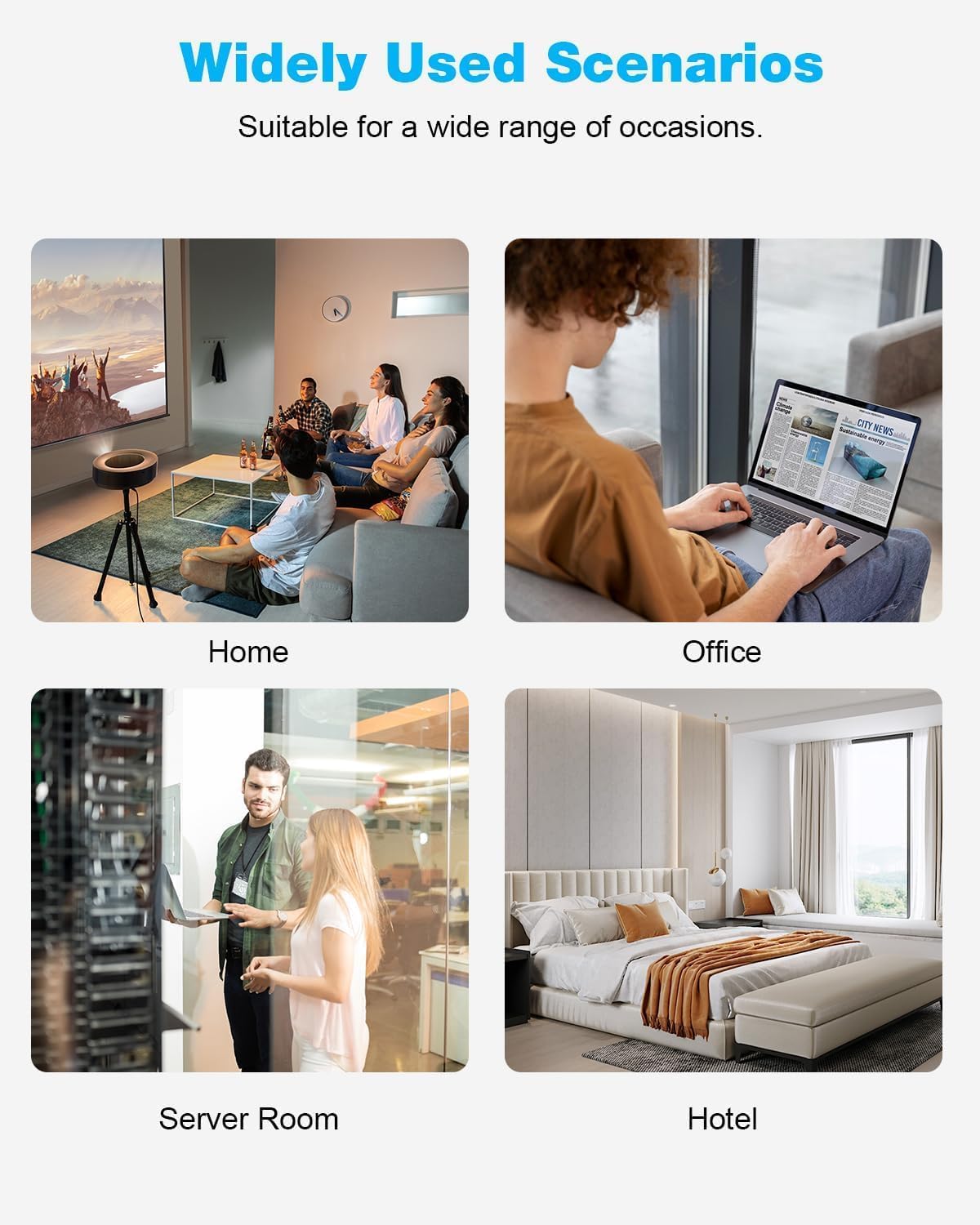 DDMALL Lan Kabel CAT 8-0,5m 1m 2m 3m 5m 6m 8m 10m 15m 20meter Netzwerkkabel, Hochgeschwindigkeit 40Gbps 2000MHz Enternet Kabel, Gigabit Internet Kabel für Gaming, Modem, Router, PC (0,5 Meter/Weiß) 9