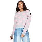Forever 21 Women's Crop Crew Sweater with Raised Intarsia