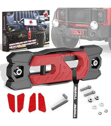 thumbnail image 2 of Anzios 2X Black Aluminum Rugged Winch Hook Holder Stand Steel Bolt 10mm Fit 3/8 1/2 Clevis Slip Half-Linked Winch Hook With 10 Inch Mount Hawse Fairlead, Fairleads - Canada 2 of 12