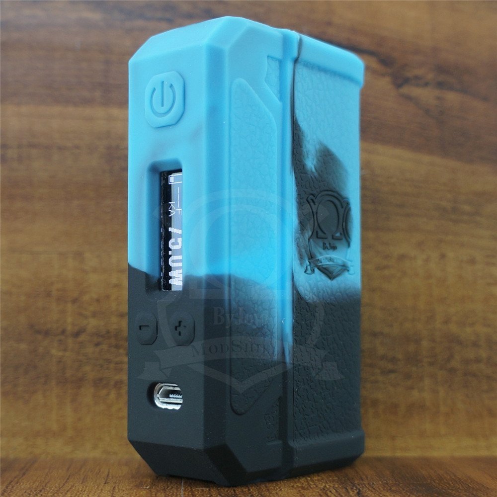 modshield for lost vape therion dna75 dna133 dna166 silicone case byjojo 75w 133w 166w tc dna skin sleeve cover shield wrap blue black