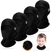 Halfchet 4 Pcs Winter Balaclava Winter Weather Neck for Boy Girl Youth Skiing Snowboarding Cycling