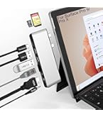 Amazon.com: Surface Pro 9/10/11/X Docking Station, Surface Pro 11