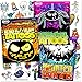 Savvi Halloween Tattoos Party Pack (3 Full-Sized Bags ~ Over 140 Temporary Tattoos, Includes Halloween Glow in The Dark Tattoos)