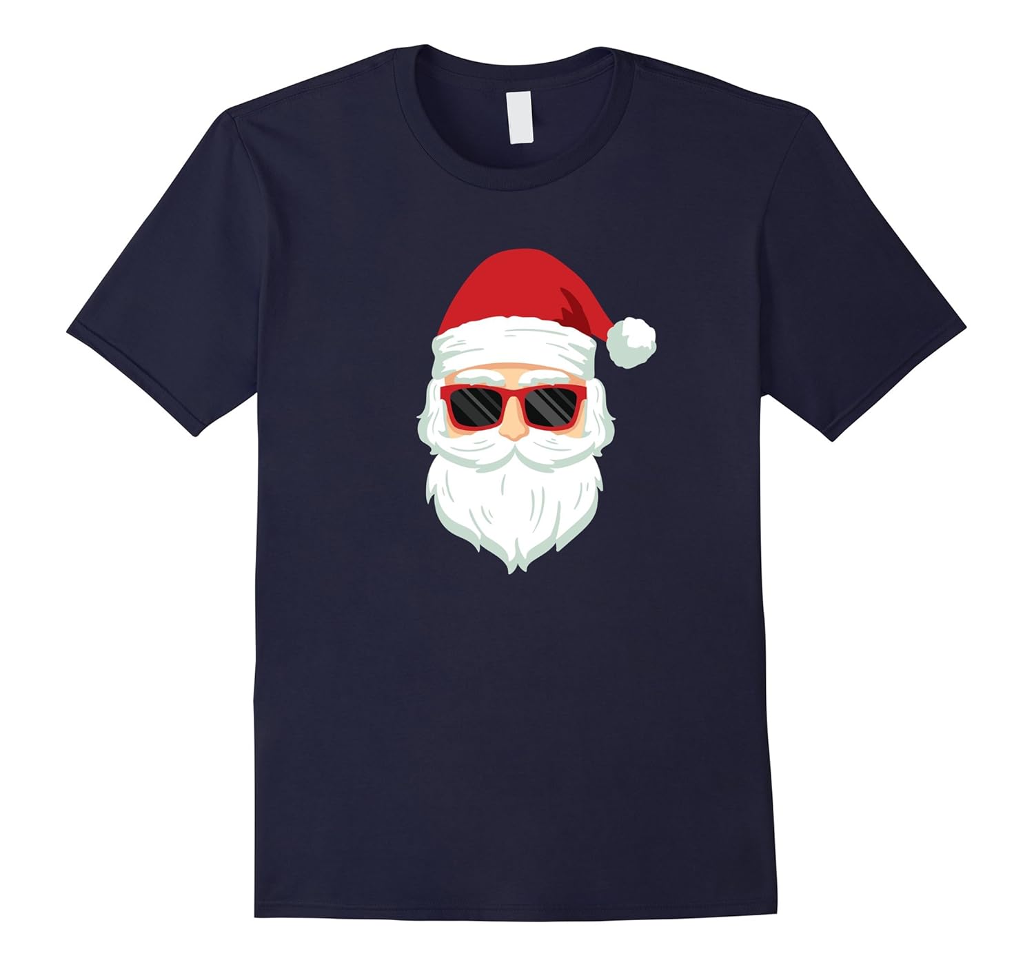 Christmas Emoji Hippie Santa Claus T-shirt-ANZ