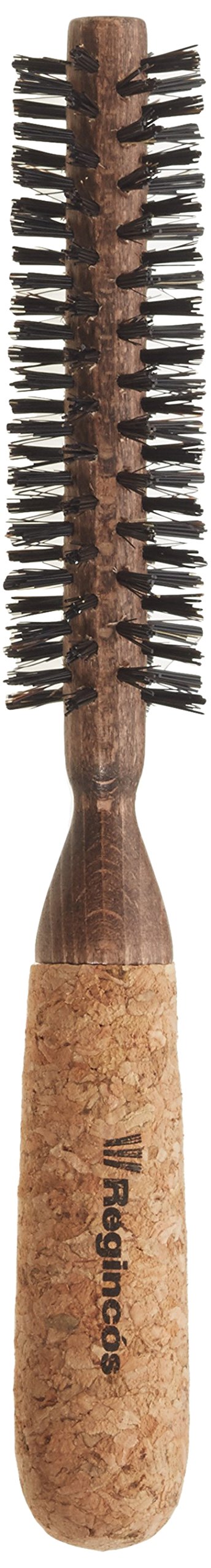 Regincos 20129 Cork Grip Hair Brush with 8 Rows 11/33 mm, Brown