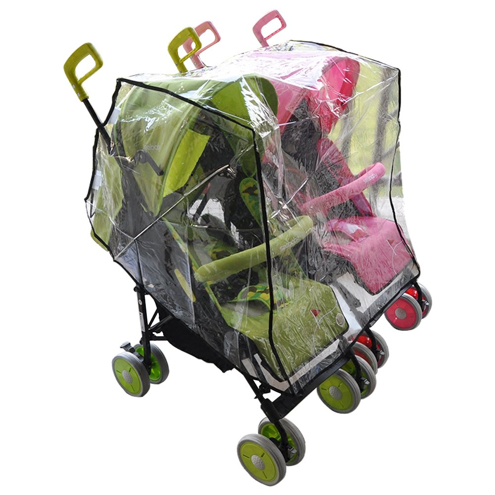 cuggl elder twin pushchair rain cover