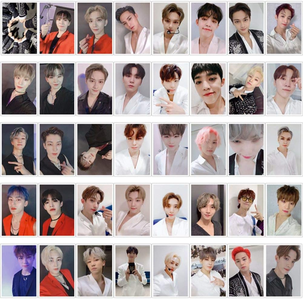 Kunandroc Kpop Seventeen Album [HIT] Photo Holder Lomo Cards Set New Collective Album Photocard Poster Gift for Fans 40pcs-1