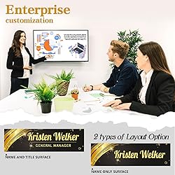 Custom Office Name Plate for Desk - Desk Name Plate