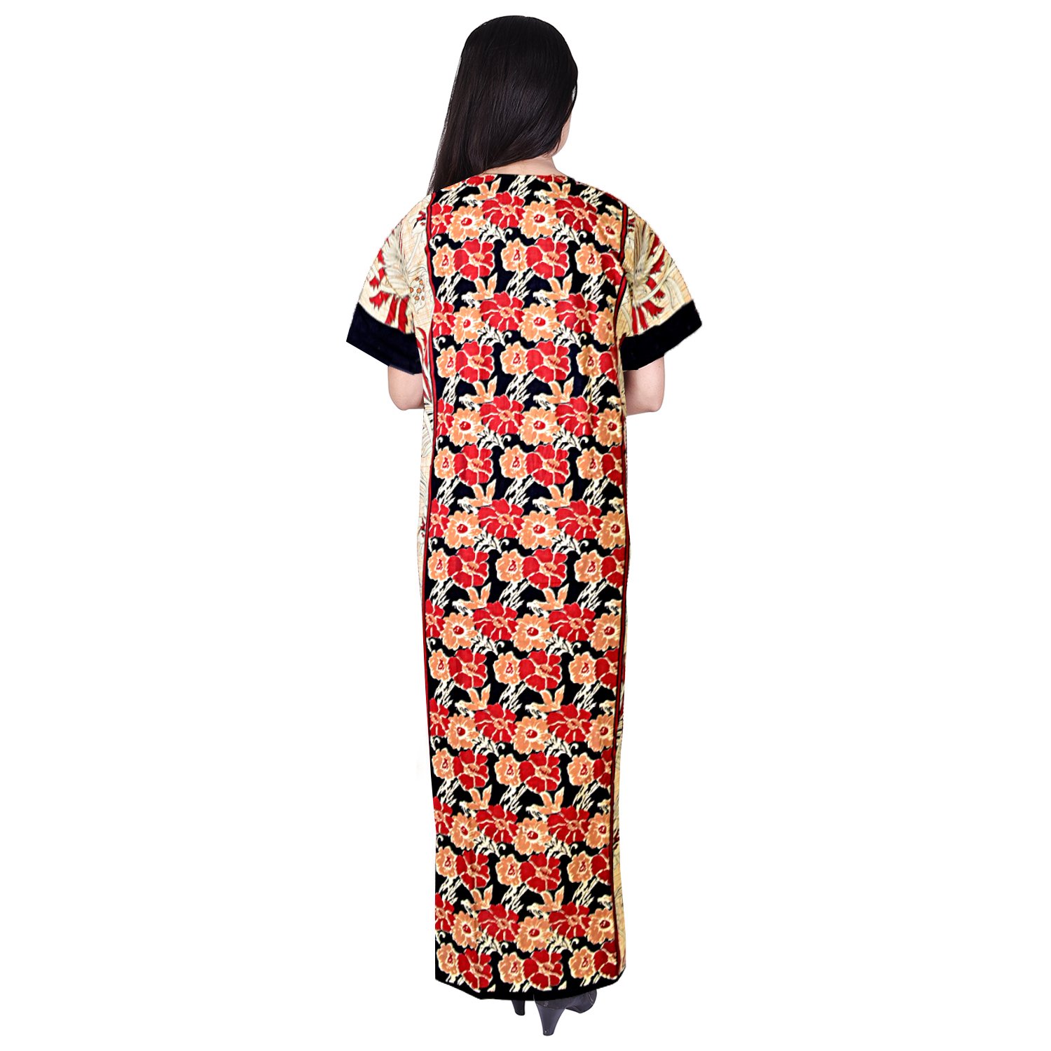 jwf women's cotton nighty(blue_free size)