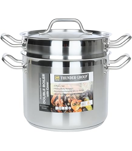 Royalty Line RL-AD24M Pentola Alta con rivestimento antiaderente, coperchio in vetro, induzione, 7 Litri, 24 cm