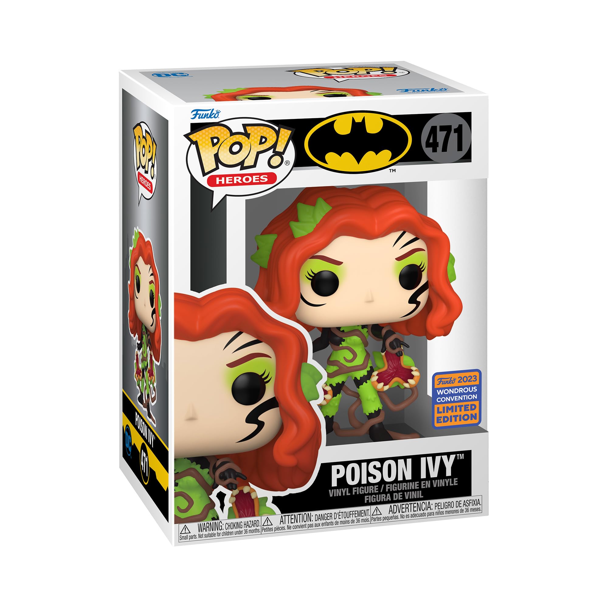 Funko POP! Heroes: DC - Poison Ivy with Vines - DC Comics - Collectable Vinyl Figure - Gift Idea - Official Merchandise - Toys for Kids & Adults - Movies Fans - Model Figure for Collectors