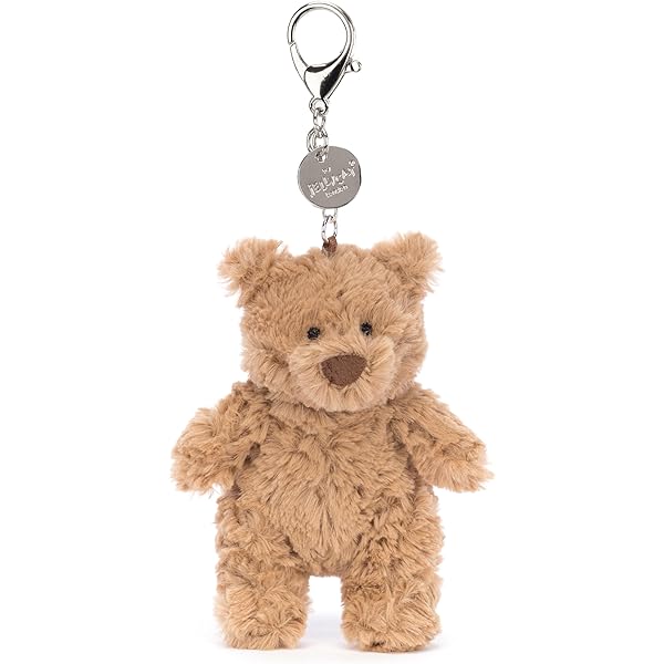 Amazon.com: Jellycat Smudge Rabbit Bag Charm, 3 inches - Rabbit