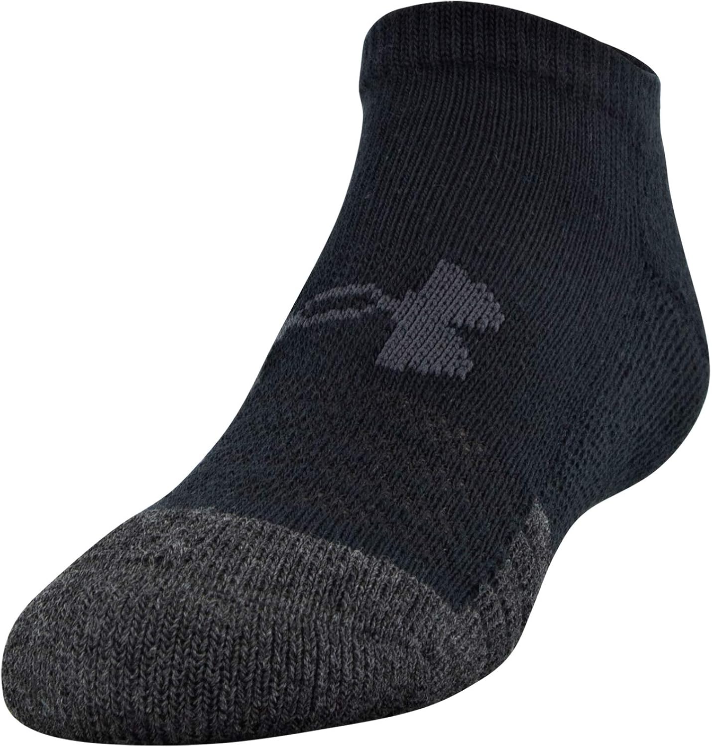 Under Armour Youth Performance Tech No Show Socks, 6-Pairs , Black , Shoe Size: Youth 13.5K-4Y: Clothing