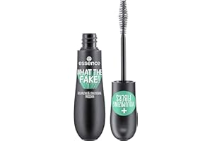 essence | What the Fake! Volumizing & Lengthening Fiber Mascara | Paraben Free | Cruelty Free (Pack of 1)