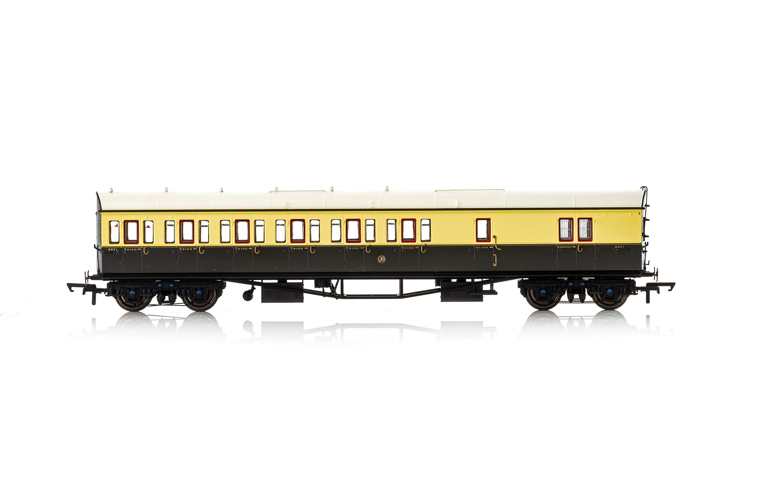GWR Collett 57' Bow Ended D98 Six Compartment Brake Third (Left Hand) 5503 - Era 3