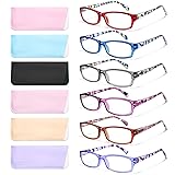 Gaoye Reading Glasses for Women, 6 pack Fashion