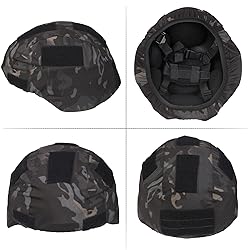 SANYETS Tactical Helmet with Helmet Cover, Airsoft