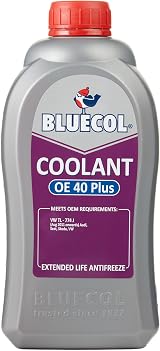 Bluecol OE 40 Plus Engine Coolant 1 L Ethylene Glycol Antifreeze
