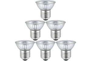 YEGRUEB UVB UVA Reptile Light Bulb 75W Bulb for Reptiles and Amphibians Use for Turtle, Bearded Dragon, Lizard Cages Heat Lamp Replacement Bulb, Pack of 6