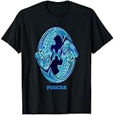 Pisces Personality Astrology Zodiac Sign Horoscope Design T-Shirt